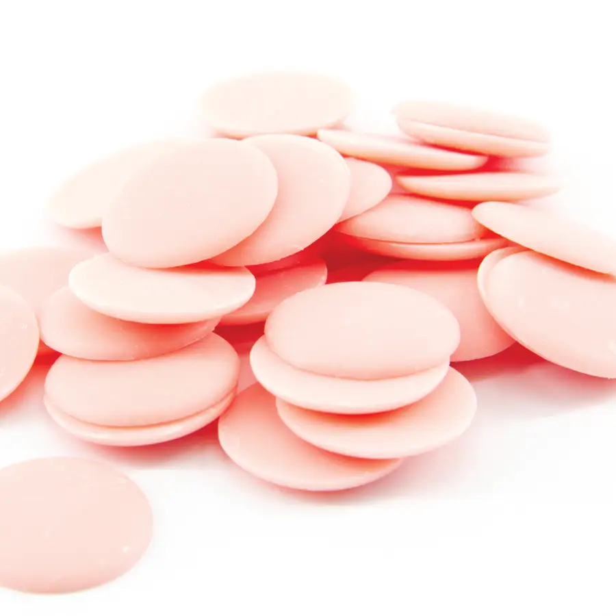 Sucedâneo de Chocolate Rosa Bebé em Pastilha – 5kg
