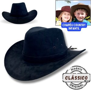 Chapeu Country Infantil Cowboy Menino Menina Criança Peão Boiadeira Vaqueiro Festa Barretos