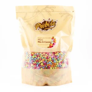 Drageias de Chocolate Mini Mix 6 Cores – 1kg