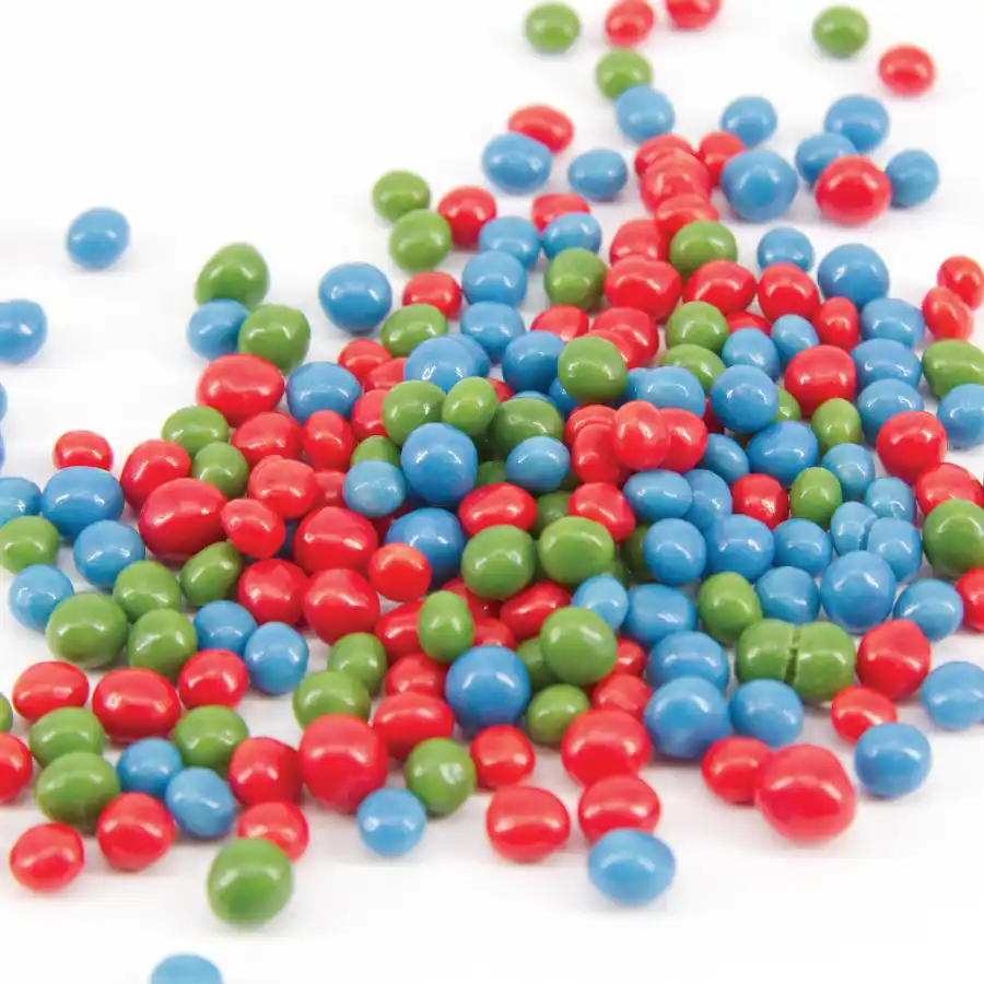 Bolinhas de Chocolate Crocante Mix Colorido 3 Cores 5mm – 250g - Image 3