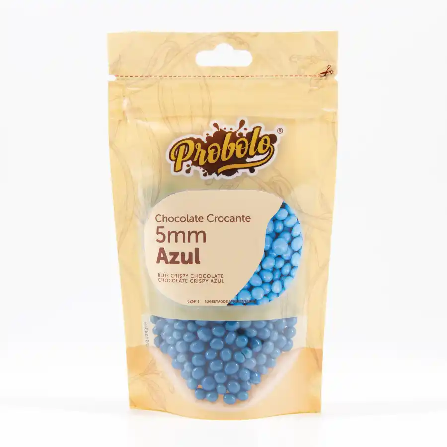 Bolinhas de Chocolate Crocante Azul 5mm – 60g - Image 2