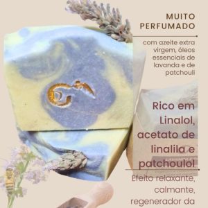 Sabonete em Barra Lavanda com Patchouli