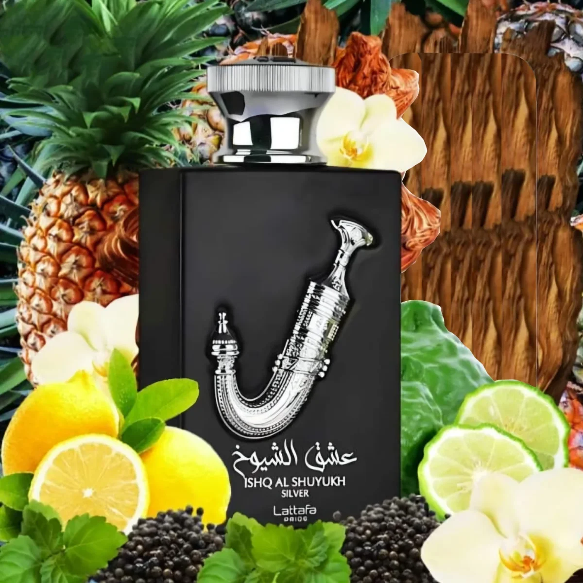 Lattafa Pride Ishq Al Shuyukh Silver Coffret (Gift Set) - Image 4
