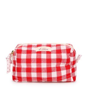 Necessaire Xadrez – Vermelha