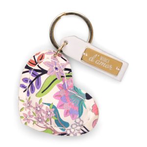Porta-chaves Elisabete Estampado FLORAL