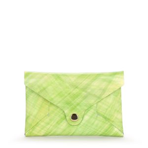 Porta Documentos Cláudia – Verde Brilho c/ mensagem