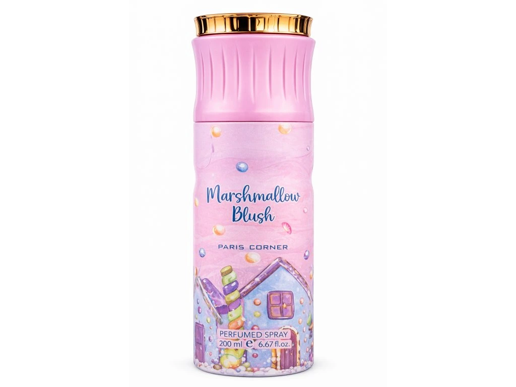 Paris Corner Marshmallow Blush Deodorant Spray 200ml - Image 2