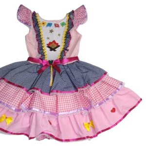 Vestido Caipira Xadrez